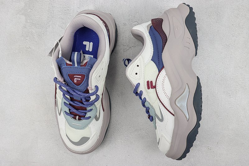 FILA Fusion Bianco "Light Grey/White/Blue" фото № 6