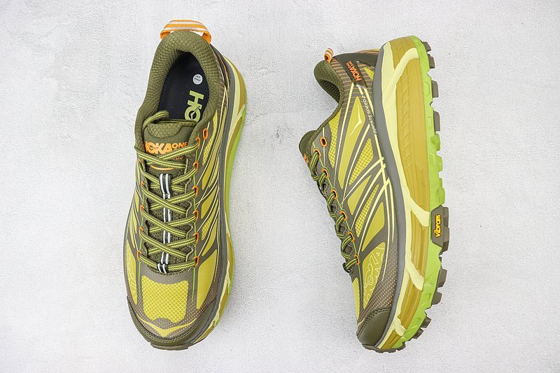 Hoka One One Mafate Speed 2 Low "Olive Green/Yellow" фото № 6