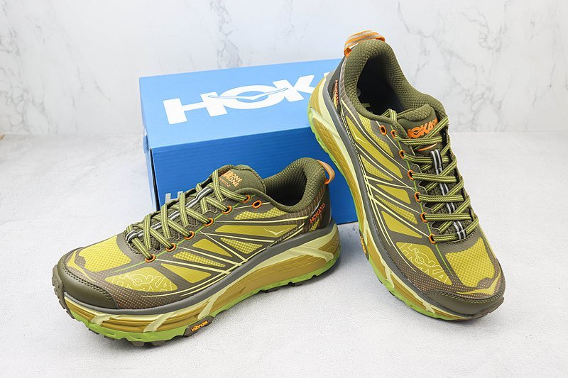 Hoka One One Mafate Speed 2 Low "Olive Green/Yellow" фото № 7
