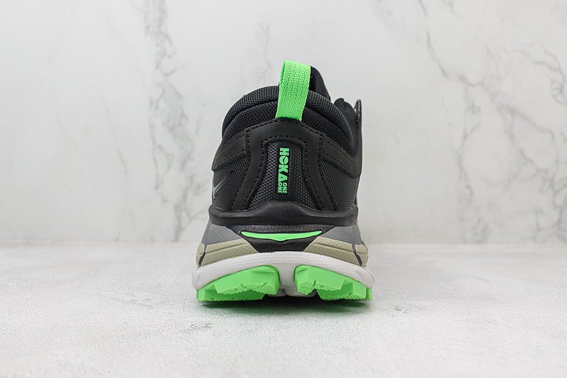 Hoka One One Tor Ultra Low "Black/Neon Green" фото № 9