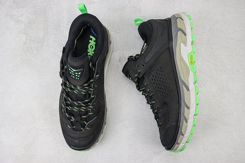 Hoka One One Tor Ultra Low "Black/Neon Green" фото № 6