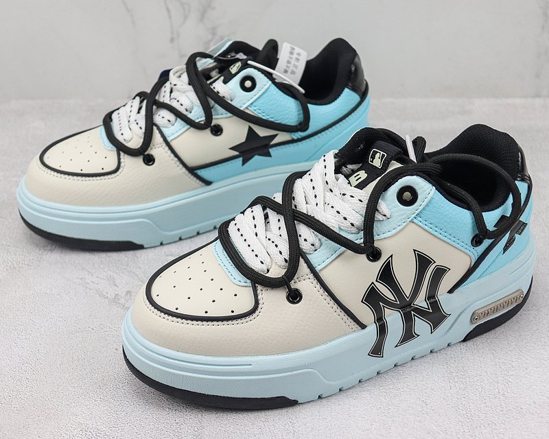 New York Yankees x MLB Chunky Liner Low "Ivory/Light Blue/Black" фото № 5