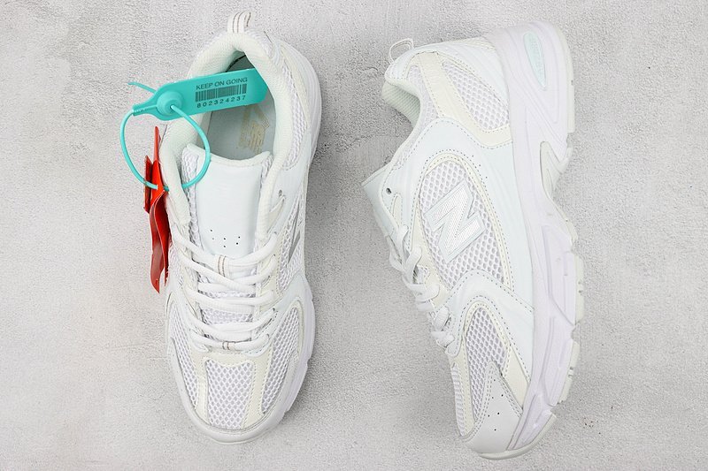New Balance 530 "Triple White" фото № 6