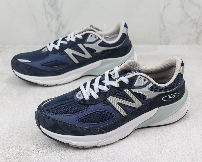 New Balance 990v6 "Dark Blue/Grey/White" фото № 5