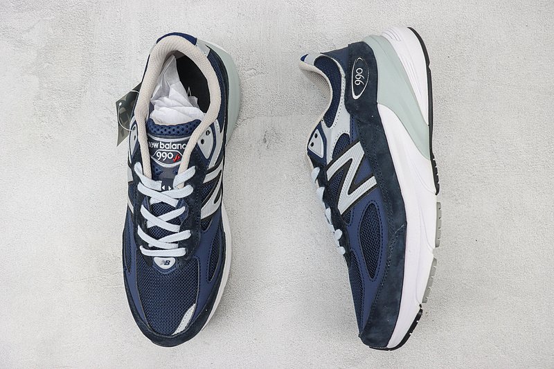 New Balance 990v6 "Dark Blue/Grey/White" фото № 6