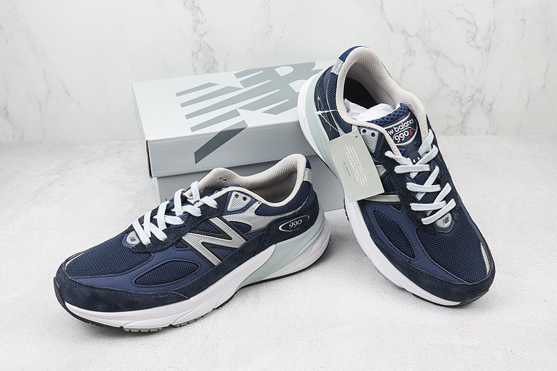 New Balance 990v6 "Dark Blue/Grey/White" фото № 7
