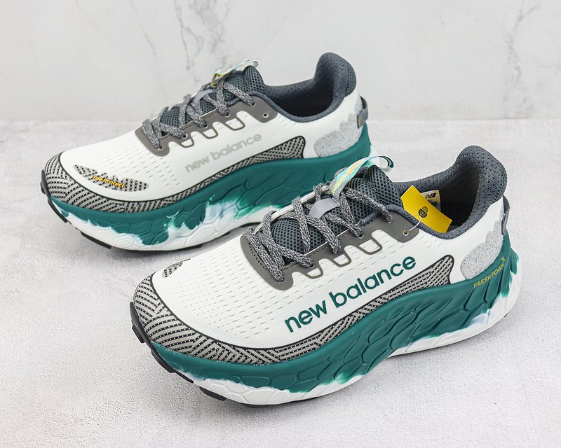 New Balance Fresh Foam X More Trail V3 "White/Turquoise" фото № 5
