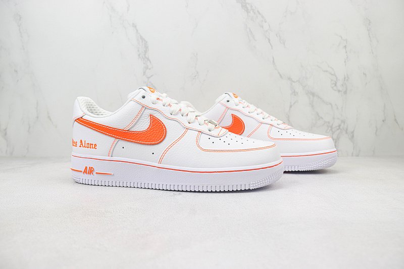 VLONE x Nike Air Force 1 Low "White/Orange" фото № 7