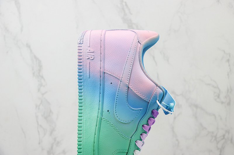 Nike Air Force 1 Low "Green/Blue/Purple" фото № 4
