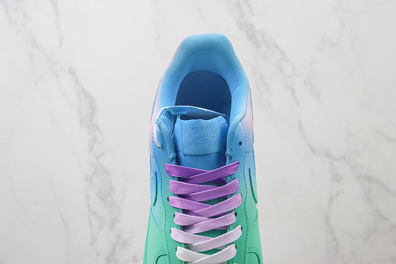 Nike Air Force 1 Low "Green/Blue/Purple" фото № 5