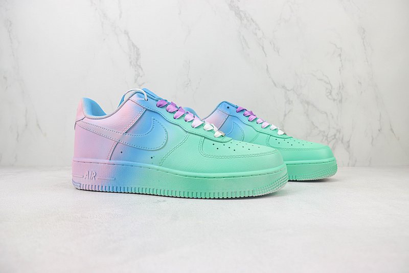 Nike Air Force 1 Low "Green/Blue/Purple" фото № 7