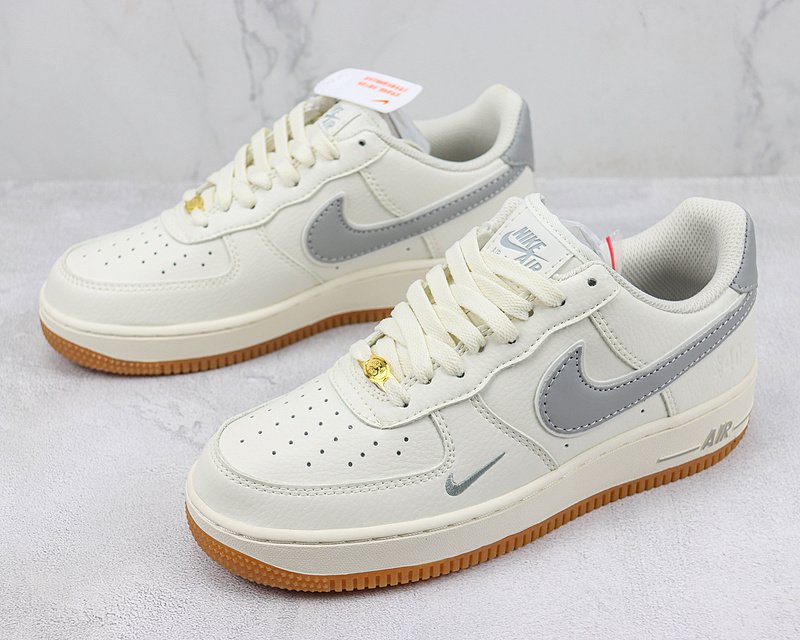 Nike Air Force 1 Low 40th Anniversary "Light Grey/Off White" фото № 5