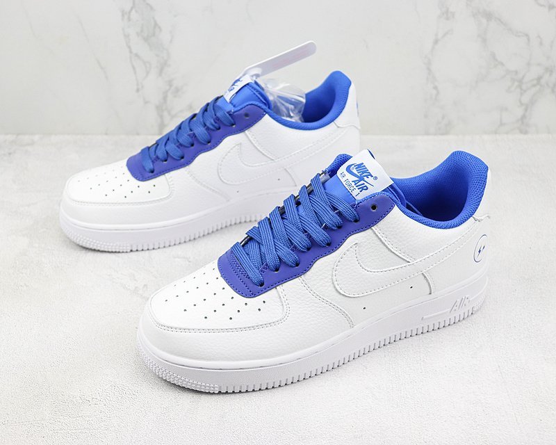 Fragment Design x Nike Air Force 1 Low "White/Blue" фото № 5