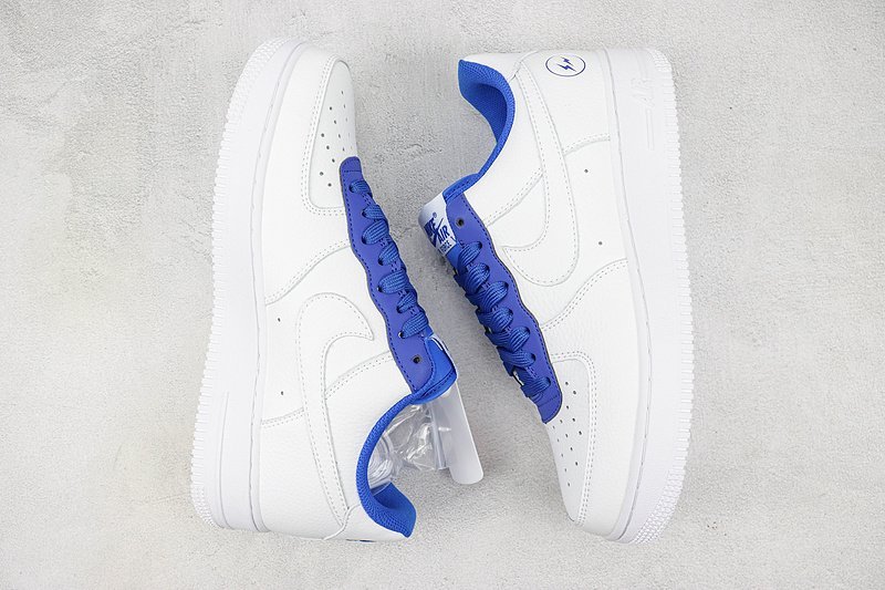 Fragment Design x Nike Air Force 1 Low "White/Blue" фото № 7
