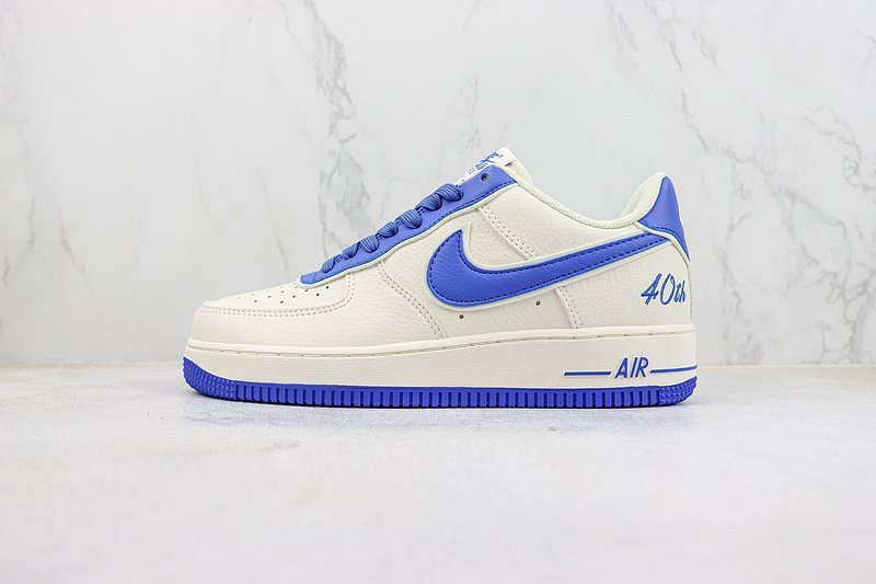Nike Air Force 1 Low 40th Anniversary "White/Ultramarine" фото № 2