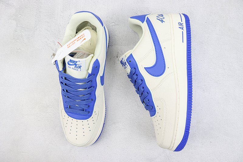 Nike Air Force 1 Low 40th Anniversary "White/Ultramarine" фото № 6