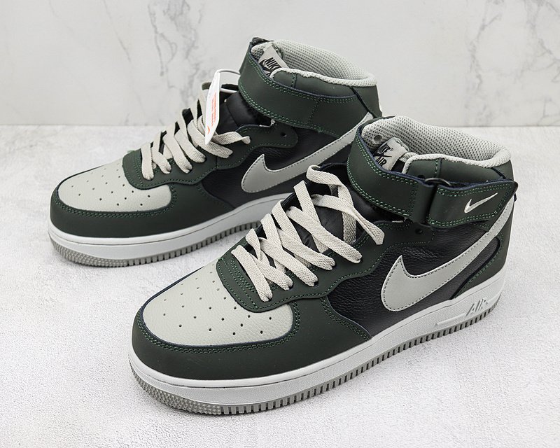 Nike Air Force 1 Mid "Vintage Black/Grey" фото № 5