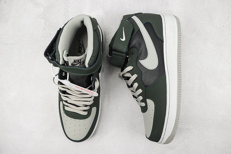 Nike Air Force 1 Mid "Vintage Black/Grey" фото № 6