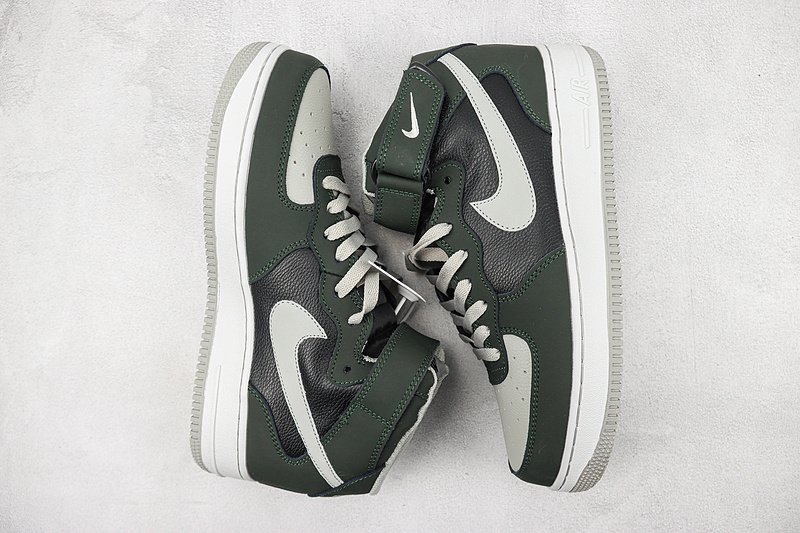 Nike Air Force 1 Mid "Vintage Black/Grey" фото № 7