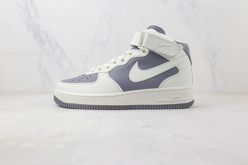 Nike Air Force 1 Mid "Off White/Silver Gray" фото № 2