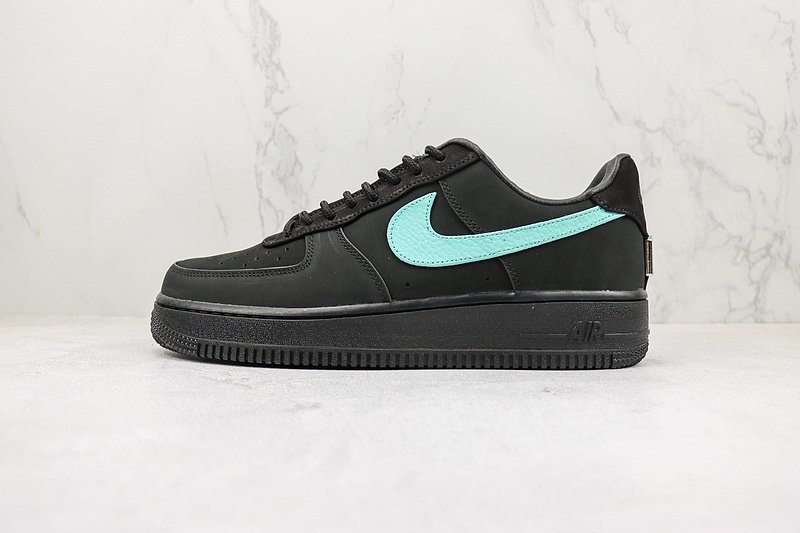 Tiffany & Co x Nike Air Force 1 Low "Joint Black/Tiffany Blue" фото № 2