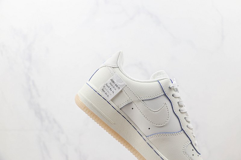 Nike Air Force 1 07 Low "Cream White/Navy Blue Swoosh" фото № 3