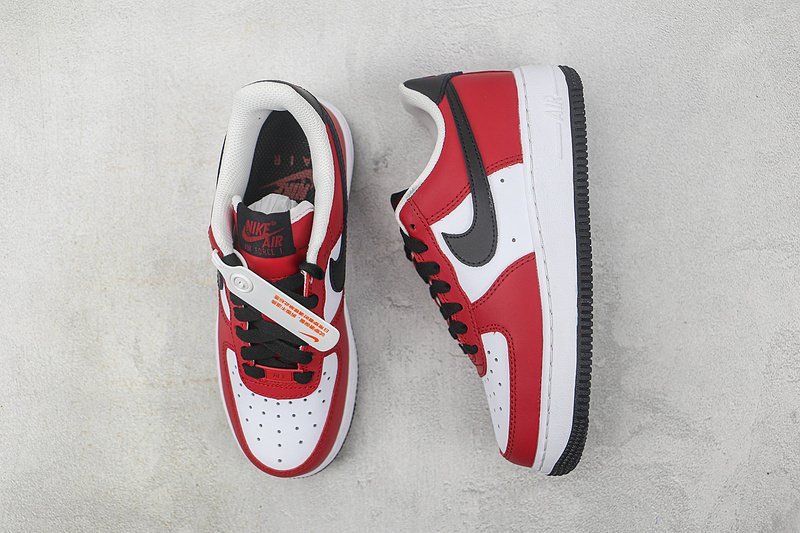Nike Air Force 1 Low GS "Team Red" фото № 7
