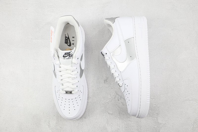 Nike Air Force 1 Low "White/Silver" фото № 7