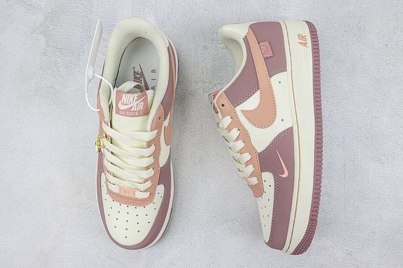 Nike Air Force 1 Low "White/Purple/Pink" фото № 7