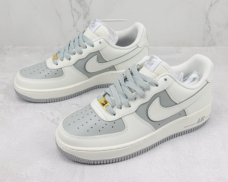 Nike Air Force 1 Low "White/Gray" фото № 5