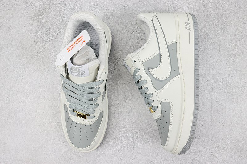 Nike Air Force 1 Low "White/Gray" фото № 7