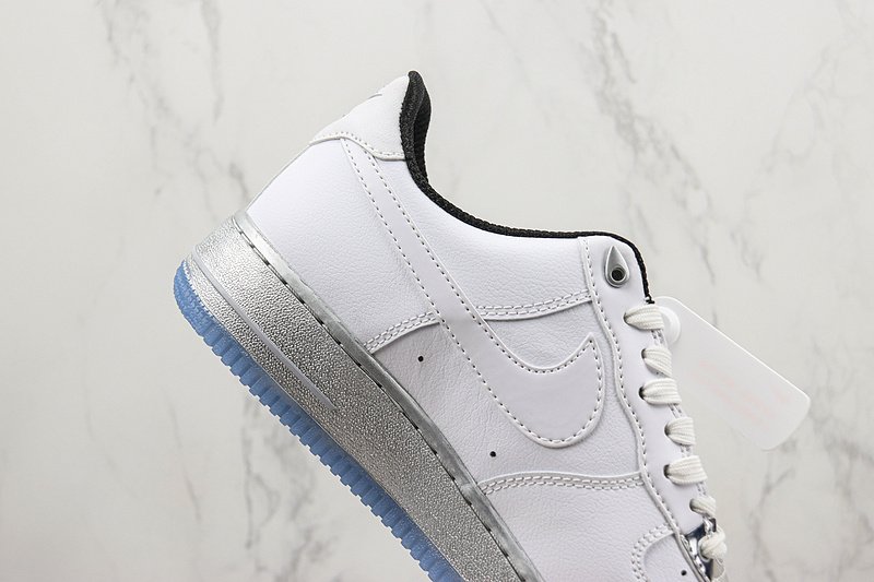 Nike Air Force 1 Low "White/Chrome" фото № 3