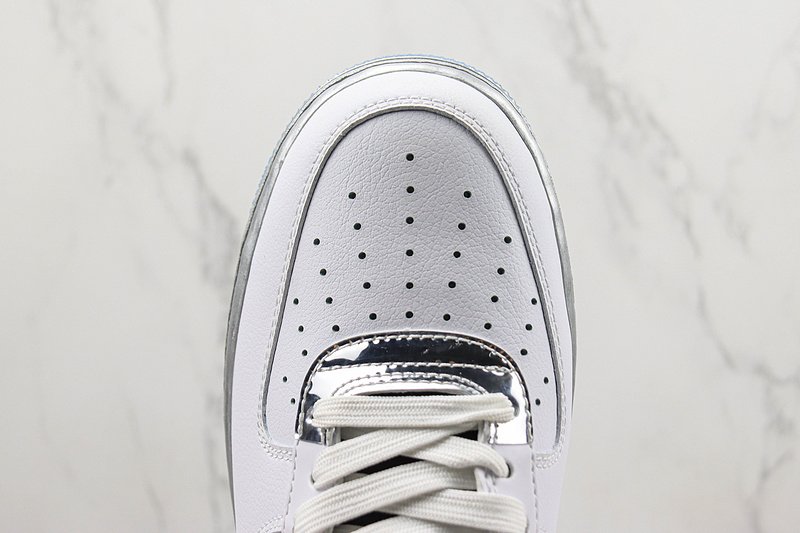 Nike Air Force 1 Low "White/Chrome" фото № 4