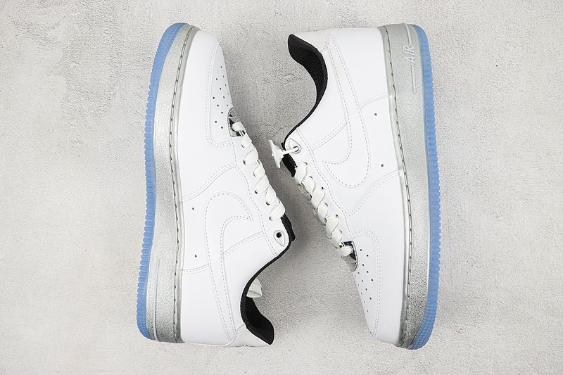 Nike Air Force 1 Low "White/Chrome" фото № 6