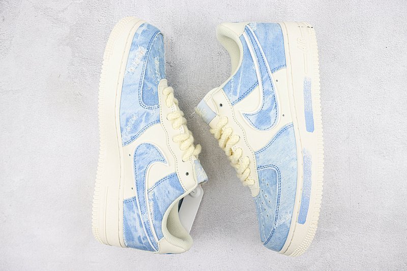 Nike Air Force 1 Low "Denim Hole Silk" фото № 6
