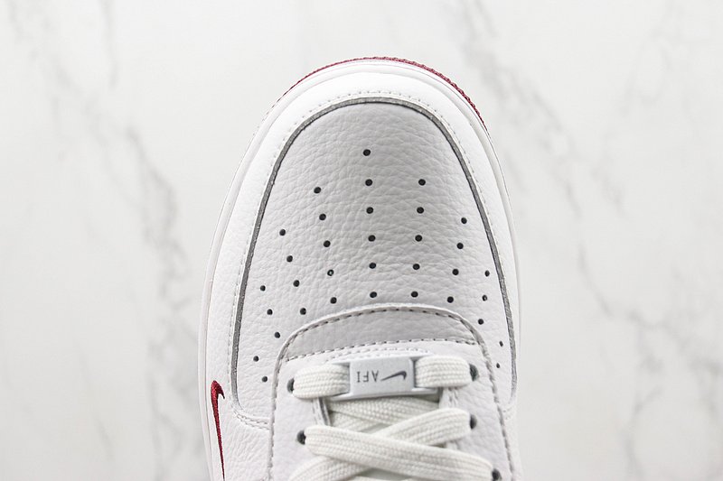 Nike Air Force 1 Low "40th Anniversary/White/Dark Red" фото № 4
