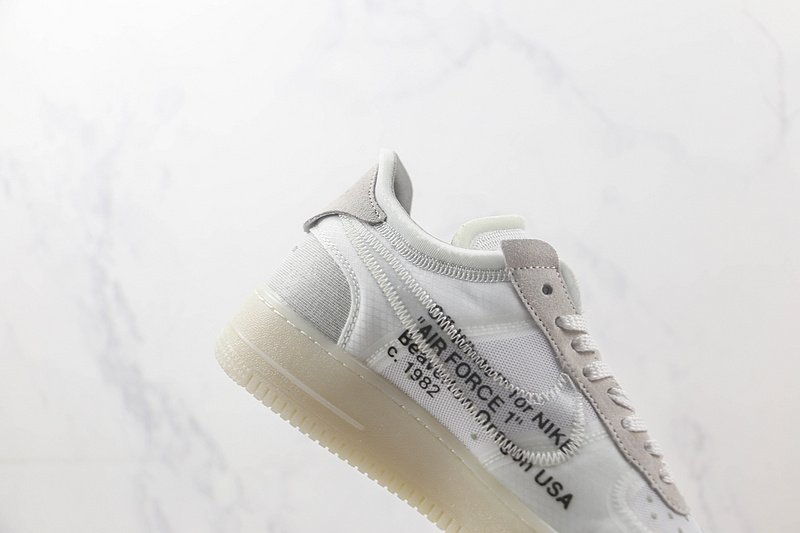 Off-White x Nike Air Force 1 Low Volt "White" фото № 3