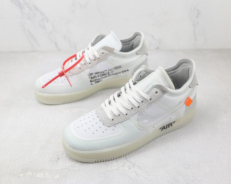 Off-White x Nike Air Force 1 Low Volt "White" фото № 5