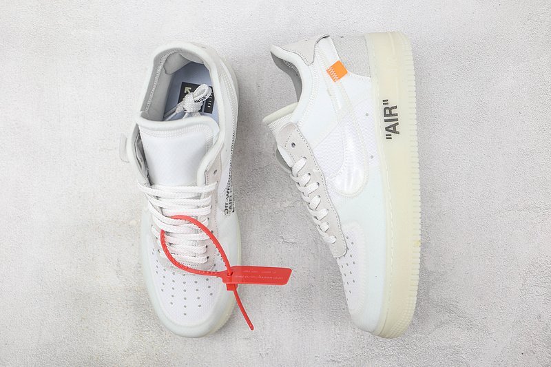 Off-White x Nike Air Force 1 Low Volt "White" фото № 6