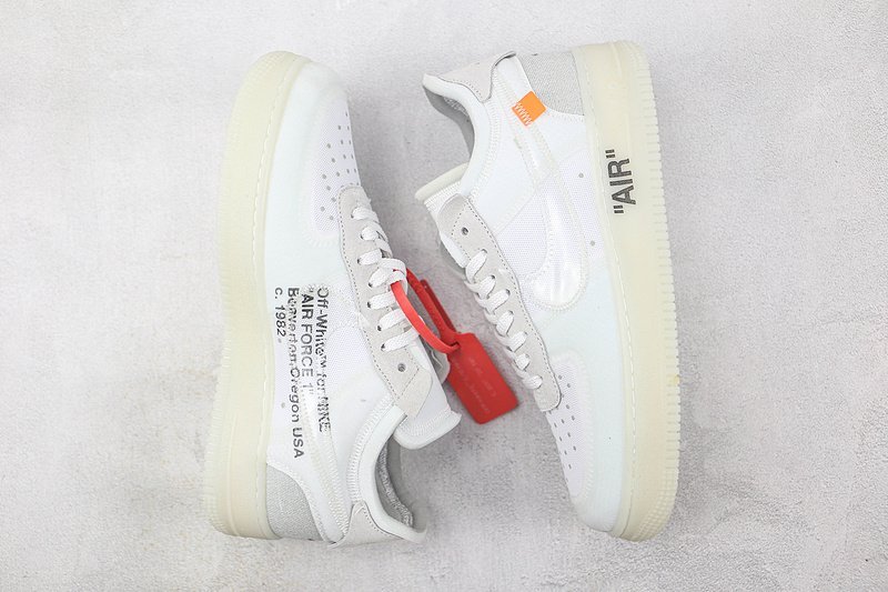 Off-White x Nike Air Force 1 Low Volt "White" фото № 7