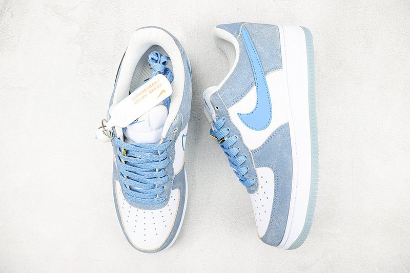Nike Air Force 1 Low "Astronaut White/Blue" фото № 6