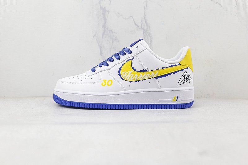 Nike Air Force 1 Low "Warriors/Yellow" фото № 2