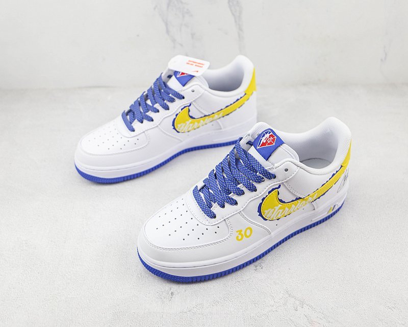 Nike Air Force 1 Low "Warriors/Yellow" фото № 5