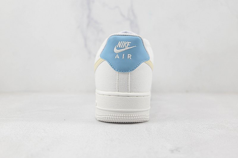 Nike Air Force 1 Low "Rice White/Navy Blue/Sand Yellow" фото № 9