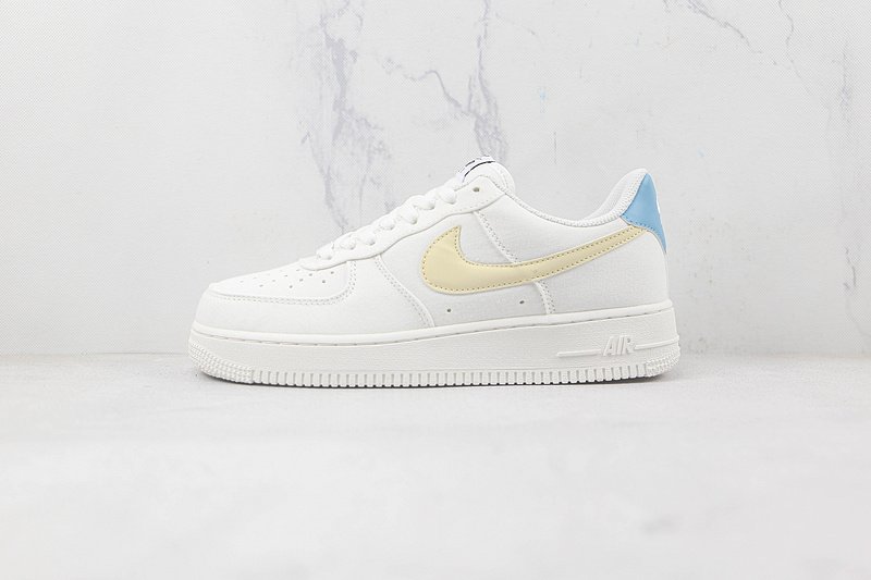 Nike Air Force 1 Low "Rice White/Navy Blue/Sand Yellow" фото № 2
