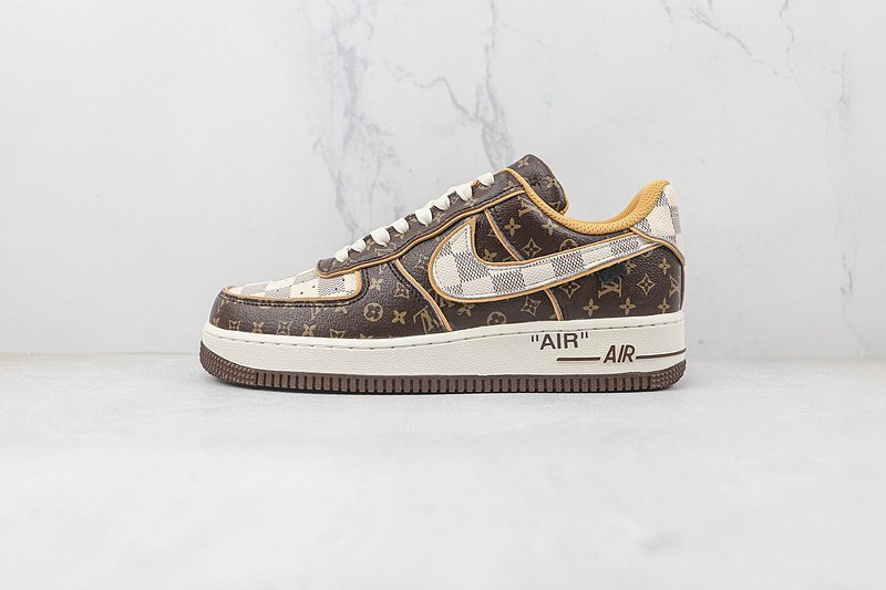 Louis Vuitton x Nike Air Force 1 Low "Monogram Brown" фото № 2