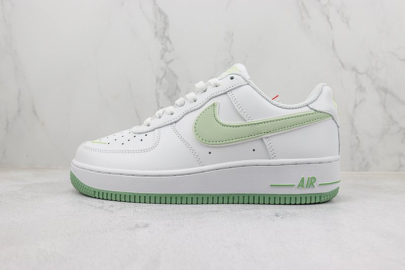 Nike Air Force 1 Low "White/Leaf Green" фото № 2