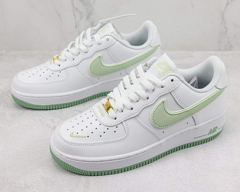 Nike Air Force 1 Low "White/Leaf Green" фото № 5
