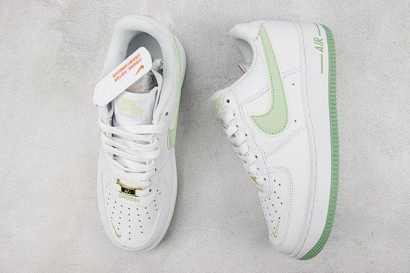 Nike Air Force 1 Low "White/Leaf Green" фото № 7
