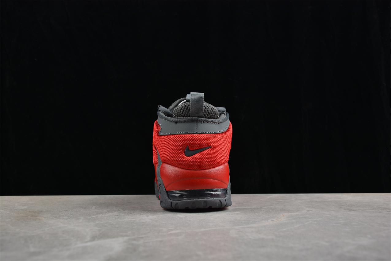 Nike Air More Uptempo "Dark Grey Light Crimson" фото № 5